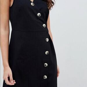 ASOS Linen mini sundress Size: 14